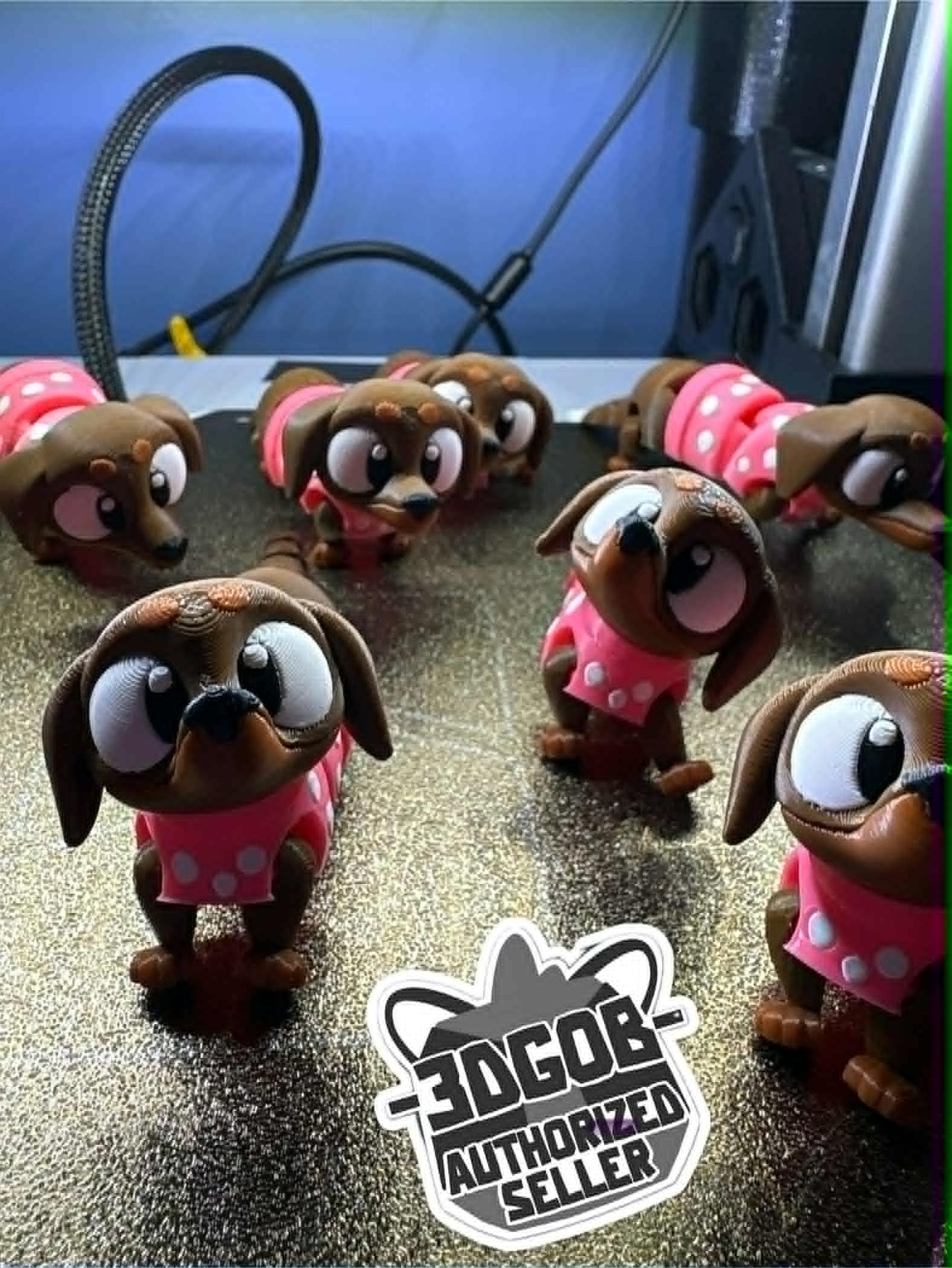 Cute Articulated Sausage Dog