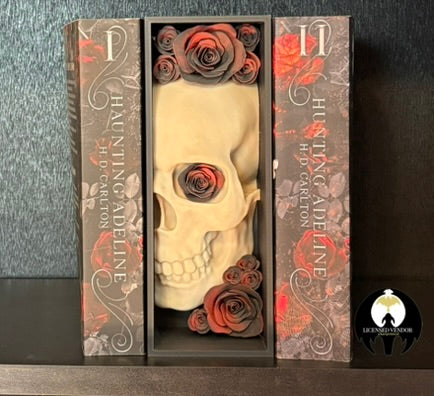Skull and Roses Book Nook Mini