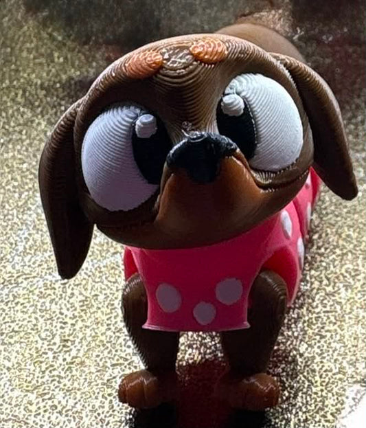 Cute Articulated Sausage Dog
