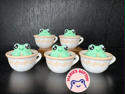 Frog Tea Cup Fidget Clicker